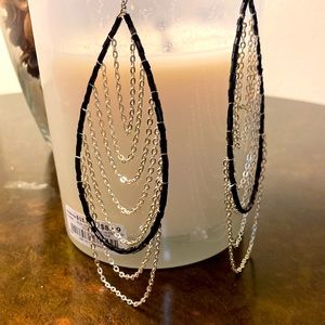 Black & Silver earrings